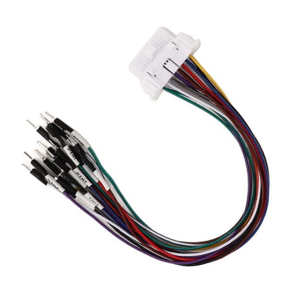 16-bens OBD2-stikkabel Svejsefri fejldetekteringskode Fjernelse Diagnostisk Jumperadapterkabel