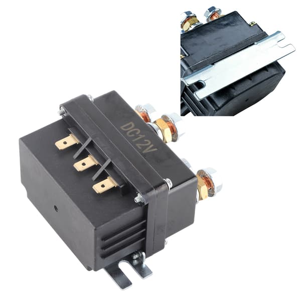 Winch Solenoid Relay Contactor Control Switch 12V 500A Fits for ATV UTV 8000lb‑12000lb Winches