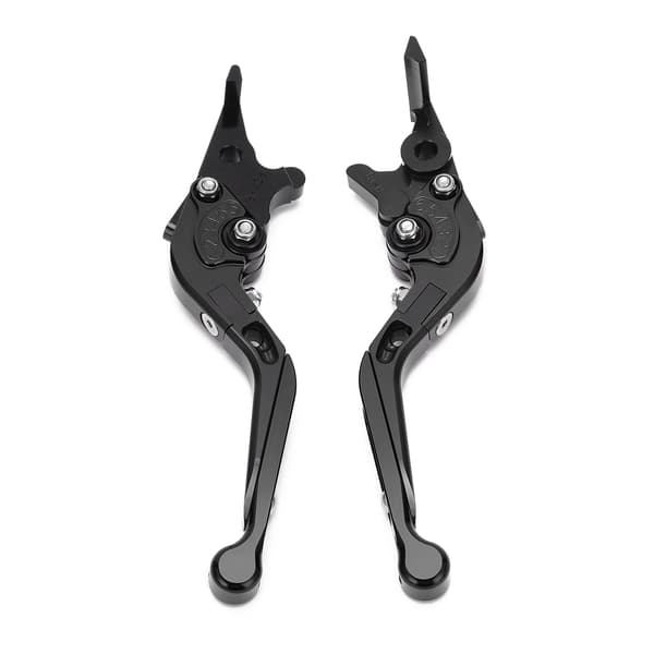 2 Pcs Motorcycle Brake Clutch Levers Adjustable CNC Aluminum Alloy Replacement for ADV150 2019‑2021 Black