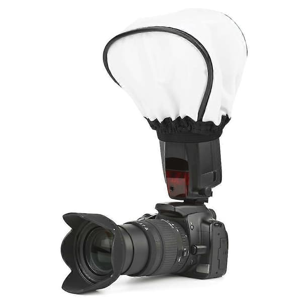 2x Softbox-diffuusori valokuvaus-speedlite-salamavalolle