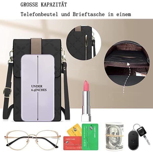 Hanging Wallet Cell Phone Bag Women's Crossbody Bag