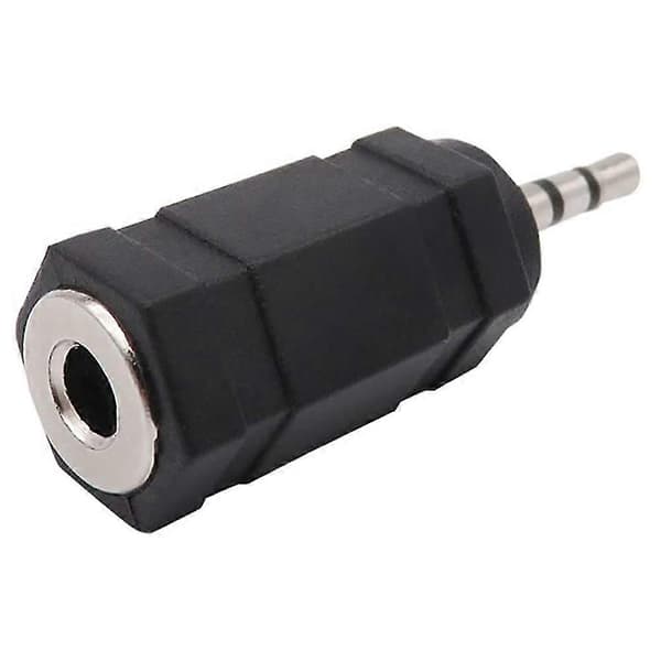 3 stk. 3,5 mm han til 2,5 mm hun stereo jack lydstikadapter til hovedtelefoner lyd aux-kabler