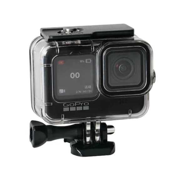 Vandtæt 60M-hus til GoPro Hero 12 11 10 9 Sort Undervandshus Dykning