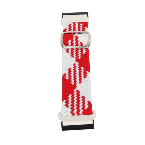 Braided Nylon Sport Band Adjustable Replacement Strap for Spartan Hr Baro Red White