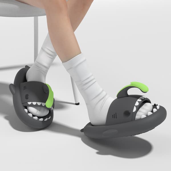 Sfit haj-hjemmesko til voksne, haj-sky-hjemmesko, sommersandaler