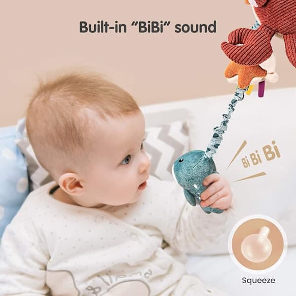 Activity Plush Animal Stroller Baby Toys, Crib Mobile Hanging Toy