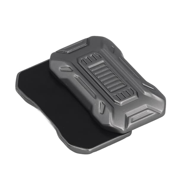 Push Card Slider Magnetisk Push Card Zinklegering Sprød Lyd Stresslindring Udsøgt Mønster Slider Legetøj Grå