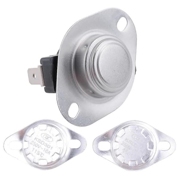 Tørretumbler Termosikring Termostat Kit til LA-1053 til AH2162282 Qp5 Sølv Silver