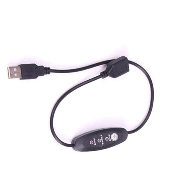 USB-temperaturregulator 5V-12V Varmetermostat 3 hastigheder justerbar 24W
