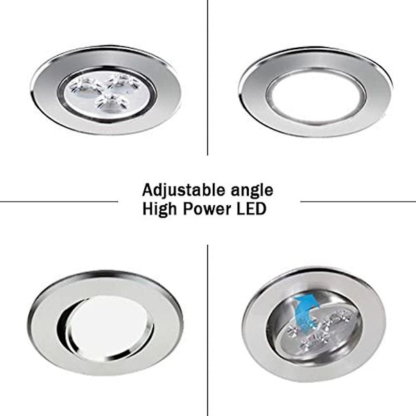 3W LED-indbygget spotlight panel loftslampe strålelys indbygget spotlight loftslampe, kold hvid?