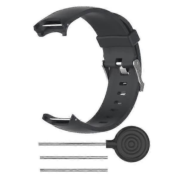 Silikone erstatningsrem med værktøj til Garmin Approach S3 Touchscreen Golf GPS-ur [DB]