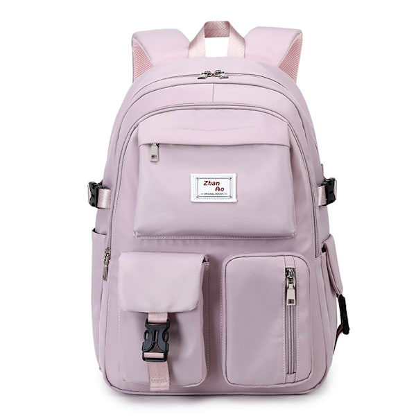 Large Backpack with Multiple Compartments, Waterproof School Backpack - Purple_TF Purple Purple
