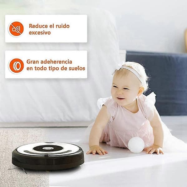 4 stk dekk til IROBOT ROOMBA Robot 500 600 700 800 I7 S9 Irobot