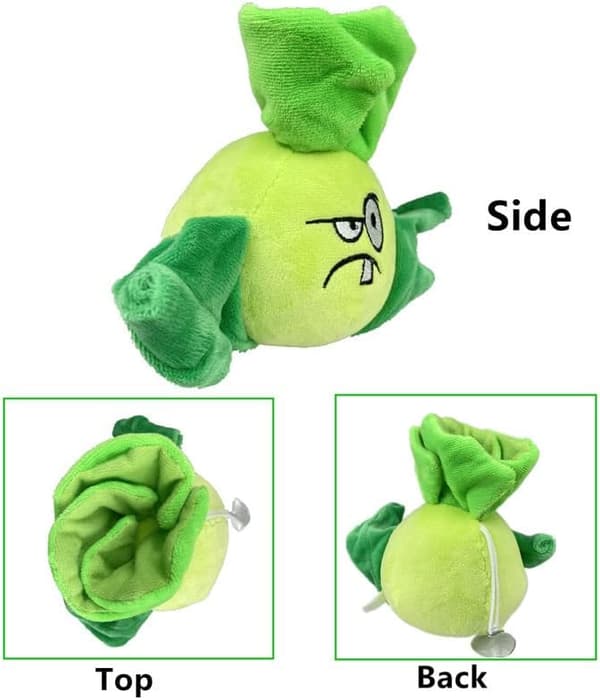 15 cm salaattikulho Plants vs Zombies pehmolelut PVZ pehmeä pehmonukke