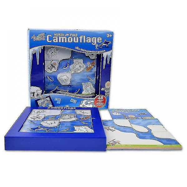 Challenging IQ Training Intelligent Game Polar Bear Disguises Thinking Puzzle Toys for Children, Can Stimulate Children's Imagination