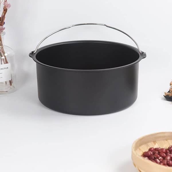 8 TOMMER Air Fryer Tilbehør Kageform Pizzaform Rund Kage