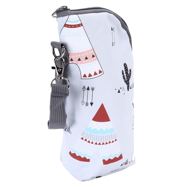 Bottle Bag Cute Pattern Comfortable Portable Insulated Baby Bottle Holder for Milk Drinks Stroller