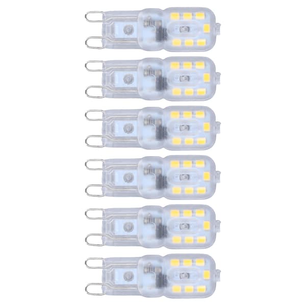 G9 Bulb Dimmable Eye Protection Energy Saving 14 LEDs 3W Bulb for Chandelier Table Lamp 6pcs Natural Light 220V