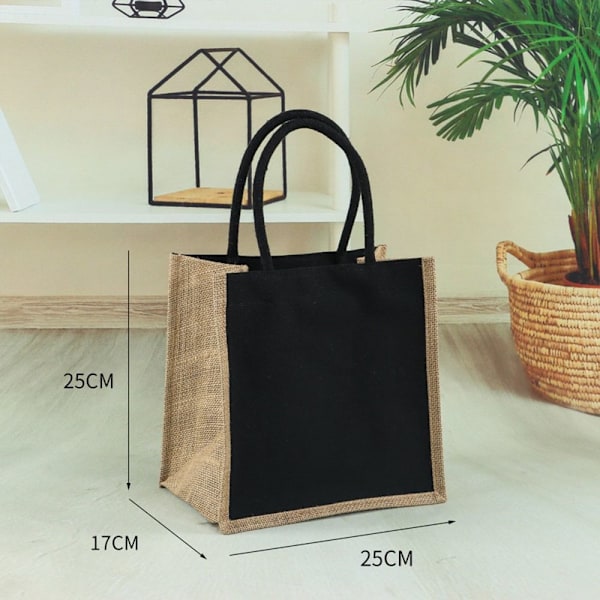 Blank Sack Tote Håndtaske SORT XL XL Sort Black XL-XL