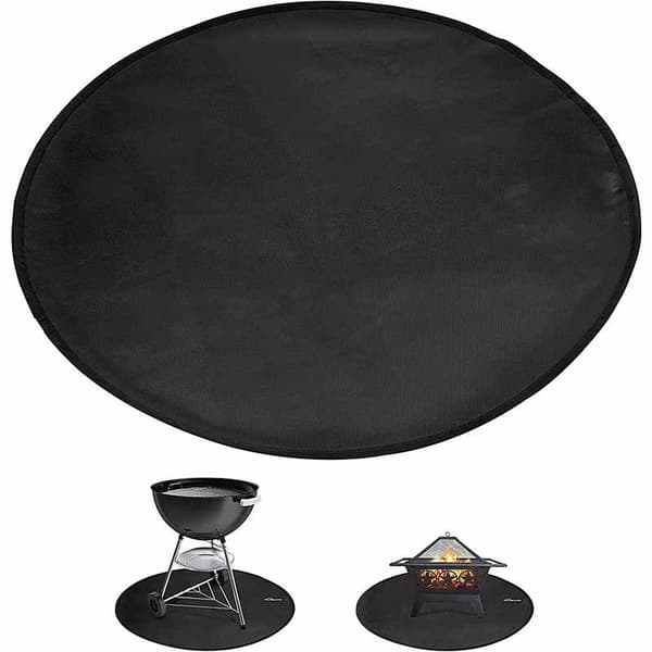 Brannsikker peisplate (32 tommer) Under Grill Protective De