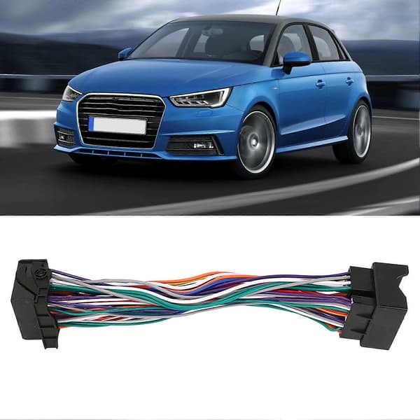 23cm 52-pin MQB Extension Adapter Cable with Quadlock Connector Radio Wiring Harness for A1 A3 A4 A5 A6 A7 {Db}