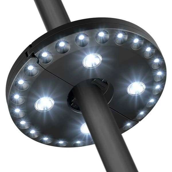 Garden Umbrella Light, Umbrella Light with 28 LED Bulbs, Freestanding or Hanging Light, 3 Light Modes to Adjust the Light