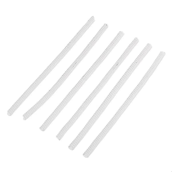 6 stk Ringstørrelsesjustering Reduserer Løse Ringer - Universal Passform - 10 cm Lang - Klar, 6 stk 3 mm