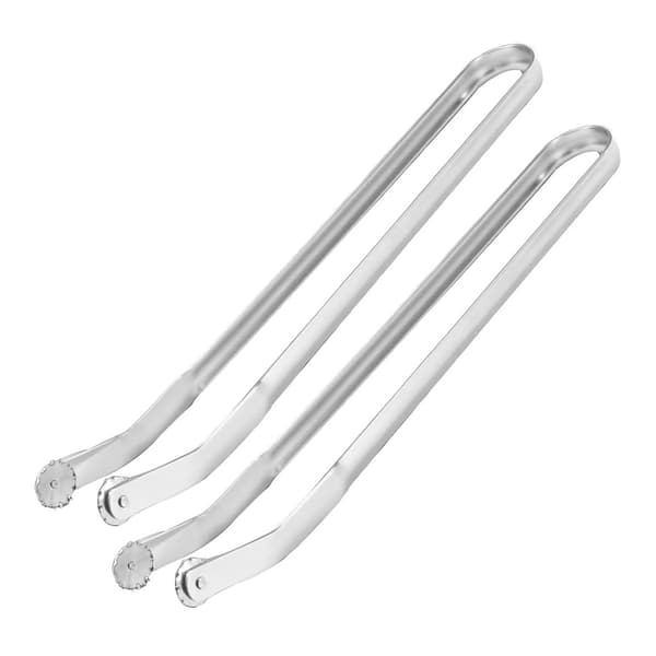 BBQ-pølsevridertang med langt håndtak Multifunksjonell robust grilltang for utendørs matlaging 2pcs