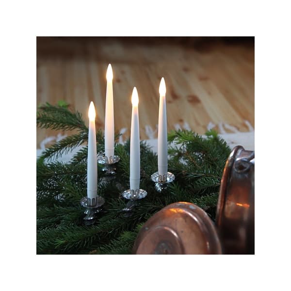 SMALL cute battery-powered antique candles with nice flicker - WELLNGS