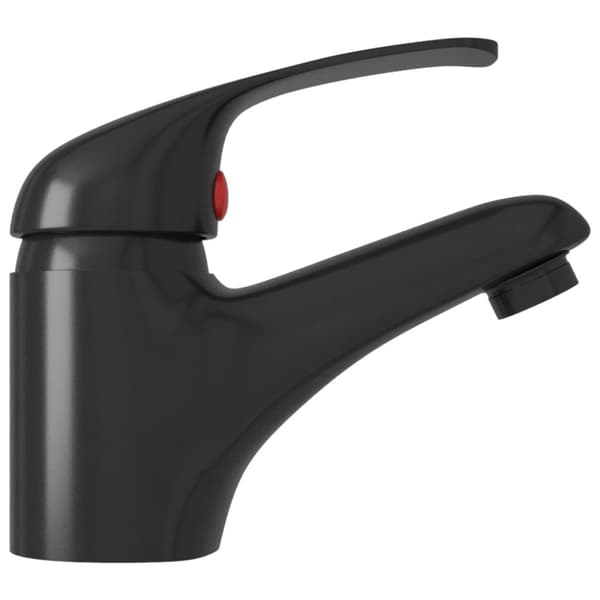 Washbasin mixer black 13x10 cm