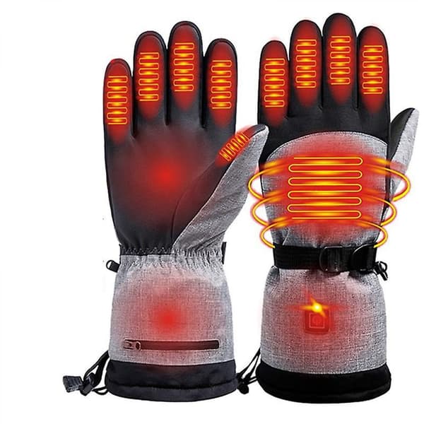 Elektriske opvarmede handsker til mænd og kvinder, varme elektriske varmehandsker til vinter