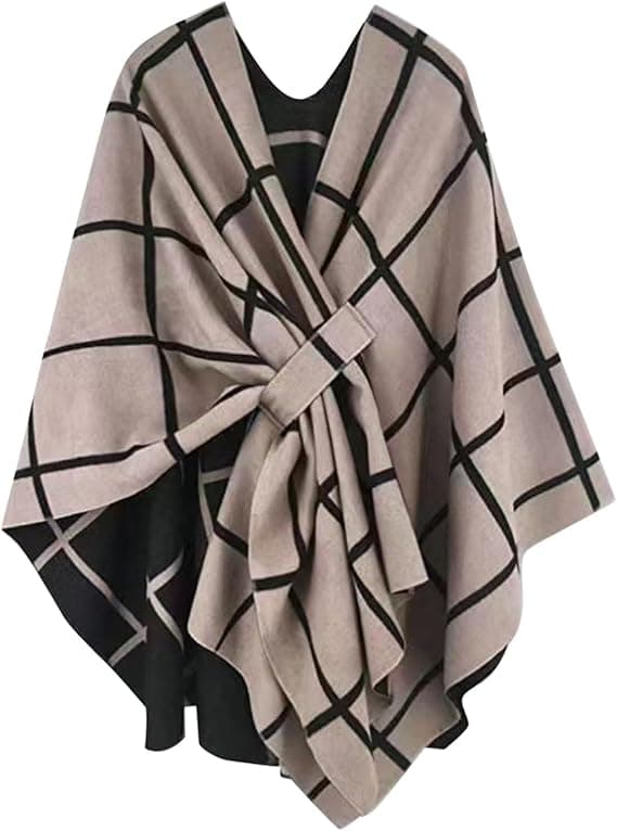 Dame sjal cape cardigan egnet til efterår og vinter dame tæppe