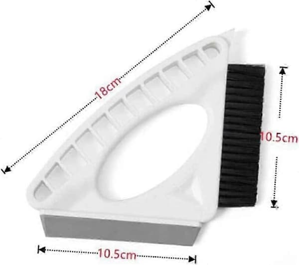 Glass Shower Wall Scraper, 3-in-1 Window Cleaner, Multifunctional Window Track Cleaning Tools (1 pc)