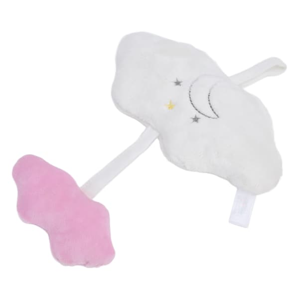 Stroller Plush Rattles Cute Shaped Hanging Rotating Pacifier Rattles Toys for Crib Cloud