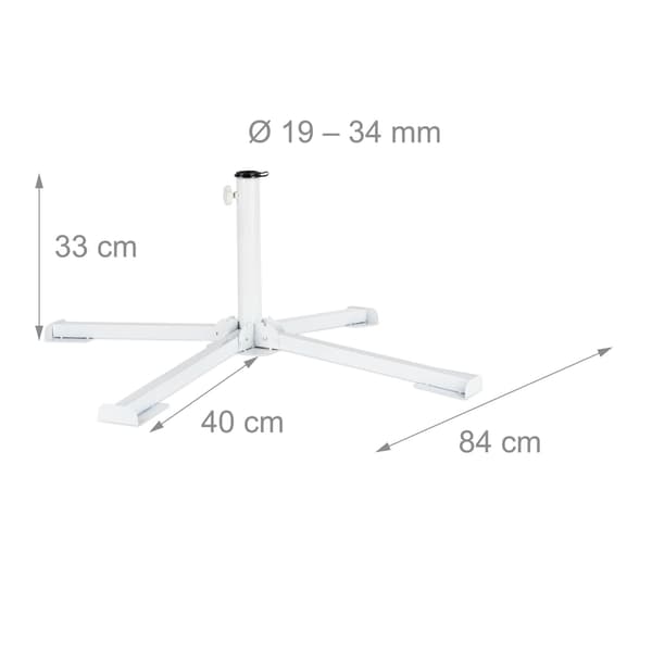 Parasol til tallerkener hvid 1560