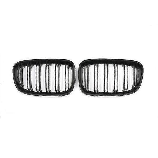 Front Bumper Kidney Double Line Grille Sport Grill Replacement for F20 1-series 2011-2014 Ma