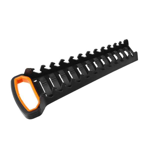 Wrench Sorting Holder Bracket Wrench Organizer Storage Tray Socket Wall Mounted Tool Self-Locking Function (12 Wrench Capacity)