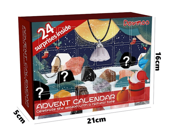Julekalender Mineral Blind Box 24 Gitre Kalender Mineral Blind Box Legetøj Overraskelsesgave