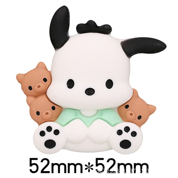 #11 ST Cartoon Valp Hund Docka Resin DIY Tillbehör, Dekorationer#