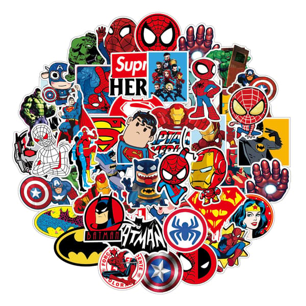 50 Superman-tarraa lapsille