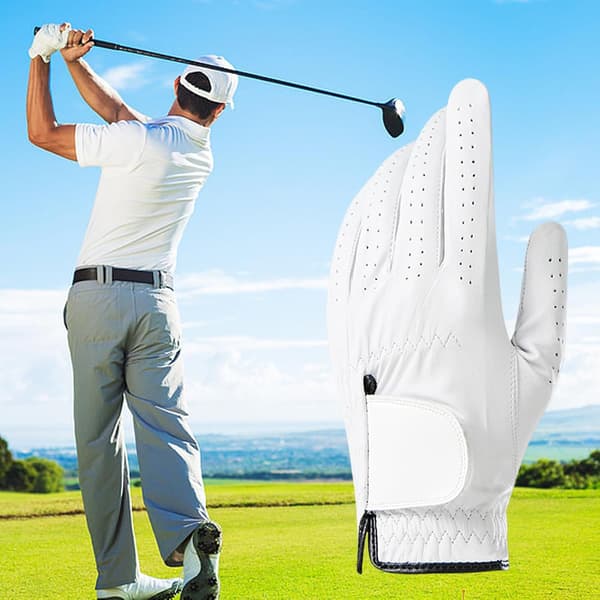 De golfstilhandskar, andningsbara, ergonomiska, vadderade, skydd stora - Large