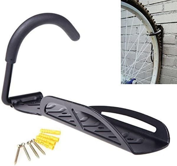 Cykelställ, förvaringsställ för hemmagarage, förmonterad hängkrok, 2-pack