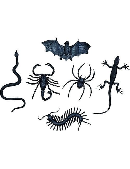 6 Små Halloween-væsen Dekorationer