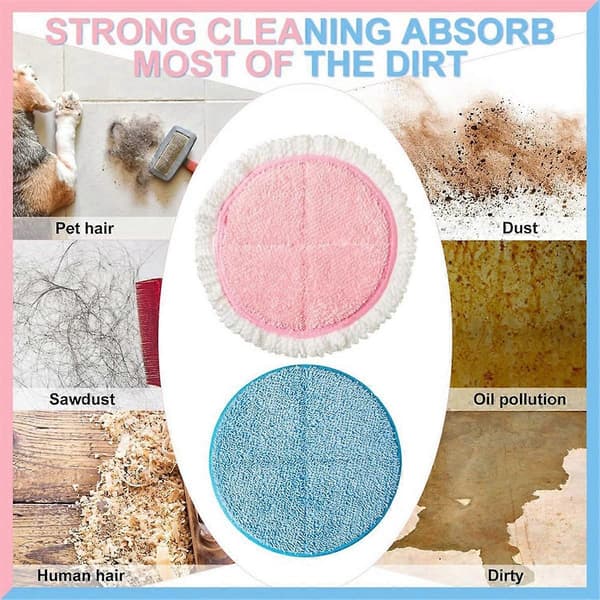 Replacement Mop Cloth Compatible with EasyFix SC2 SC3 SC4 SC5, Microfiber Cleaning Pads