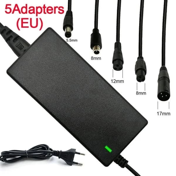 Universal 42V 2A Lithium Batterioplader Balancecykel El-scooter Strømadapter3-FA-