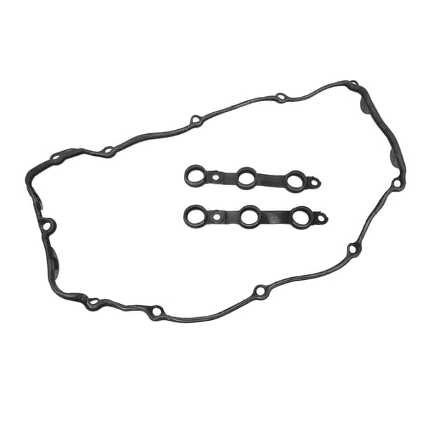 Engine Valve Gasket with 17 Grommet Seals 11 12 9 070 990 for E46 E39 E36 Black