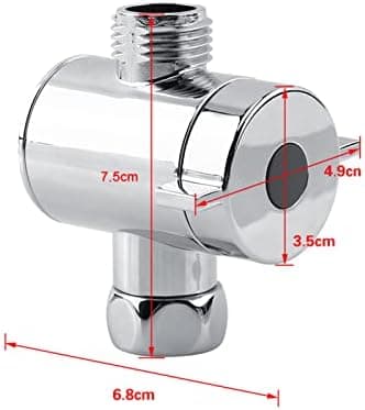 Brusearm Omstiller, G1/2\" 3-vejs Multifunktion Brusehoved D,ZQKLA