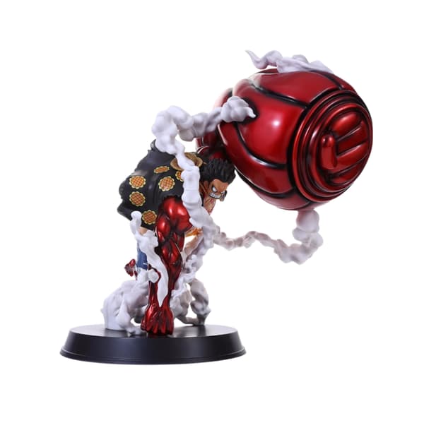 Luffy Figur, Anime Figur Monkey D Luffy Gear 4 Figur, Anime Statue Dukke Skulptur Figur Realistisk Anime Karakter Model Pynt