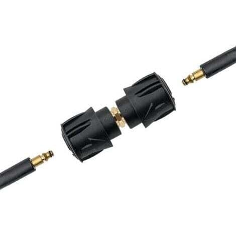 High-pressure quick coupling for pressure washer and gun, hose connection adapters only compatible with Kärcher hose, female M22 14mm, 2-pack