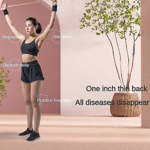 Figur 8 Fitness Modstandsbånd Elastiske Træningsreb til Arme, Ryg, Bryst Bule Bule